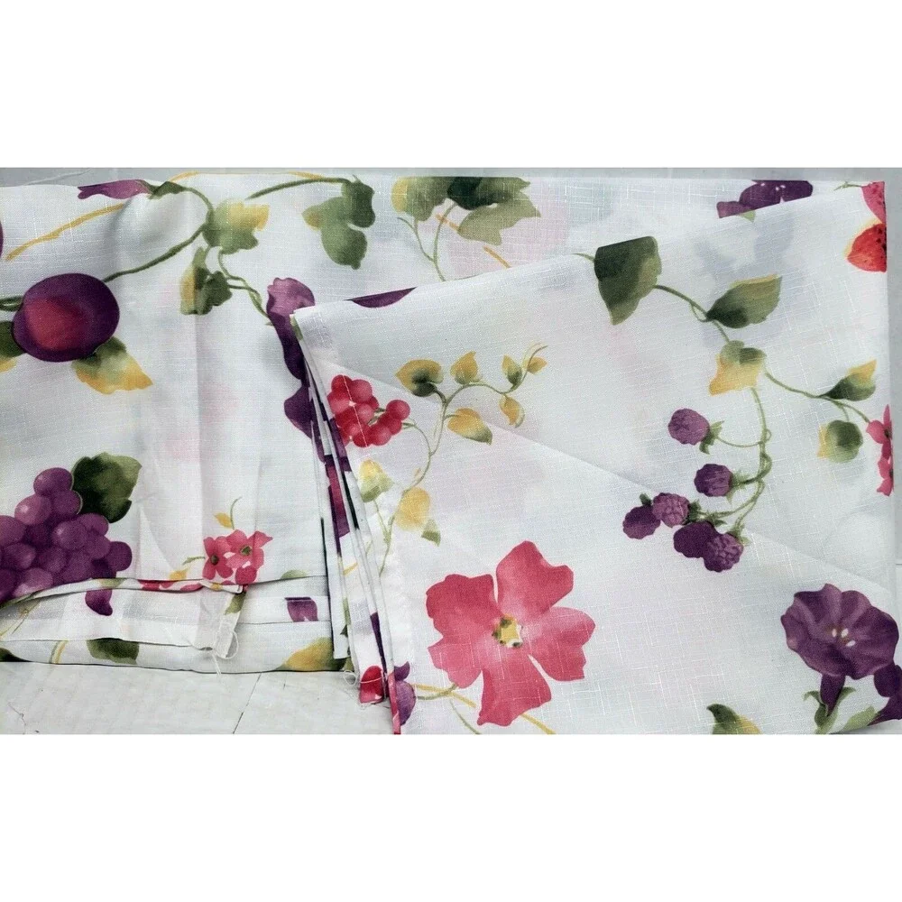 Printed Fabric Tablecloth, 60
